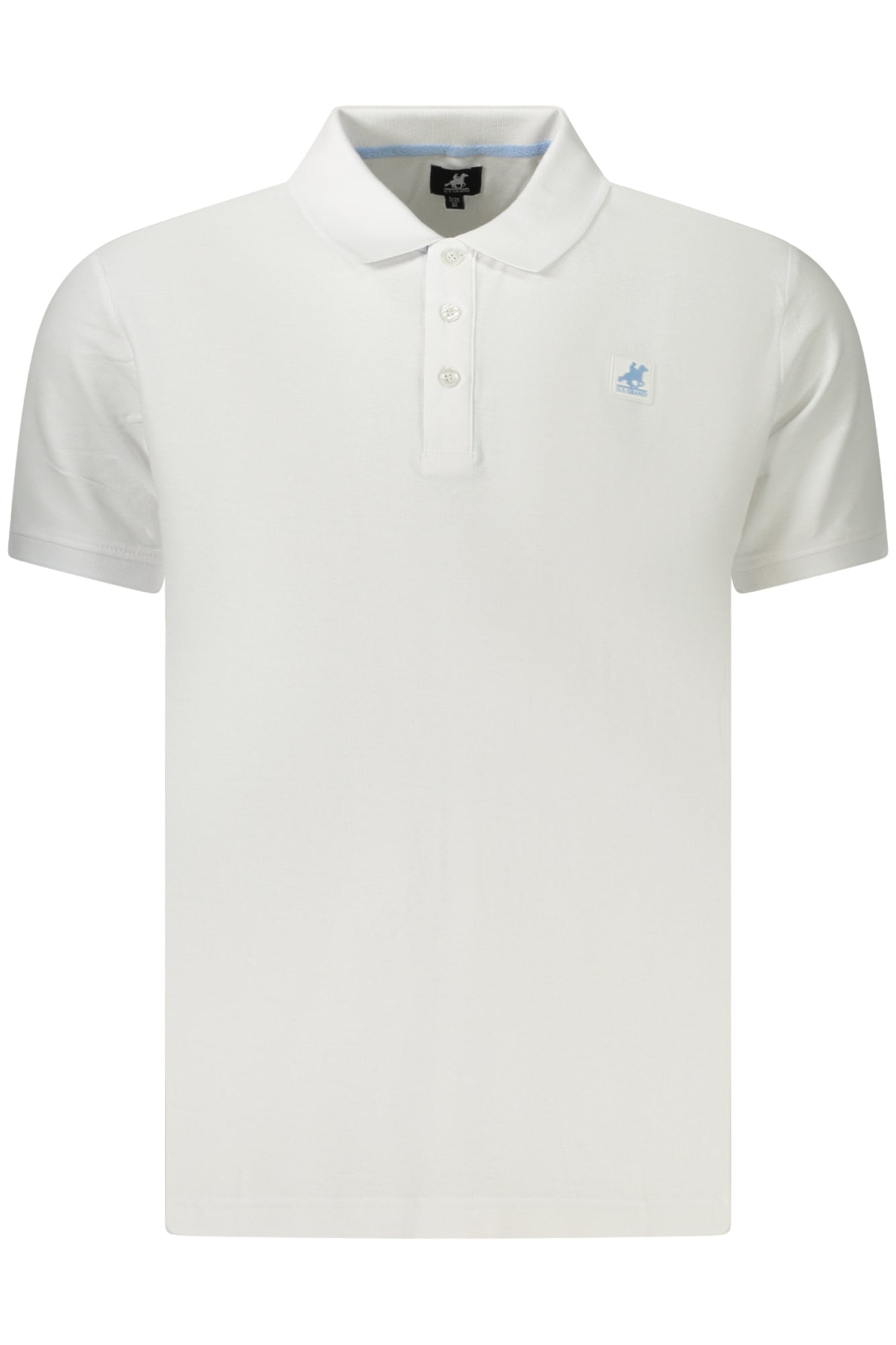 U.S. GRAND POLO MANICHE CORTE UOMO BIANCO