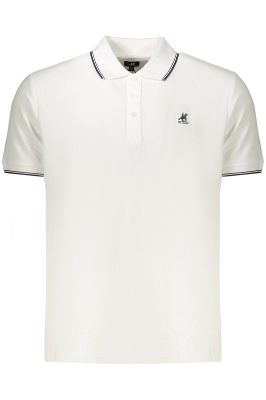 U.S. GRAND POLO MANICHE CORTE UOMO BIANCO