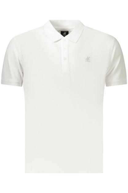 U.S. GRAND POLO MANICHE CORTE UOMO BIANCO
