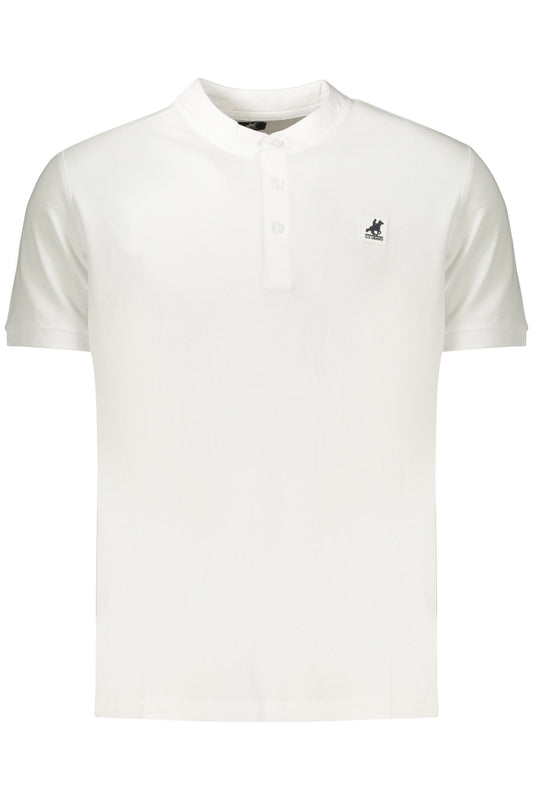 U.S. GRAND POLO MANICHE CORTE UOMO BIANCO
