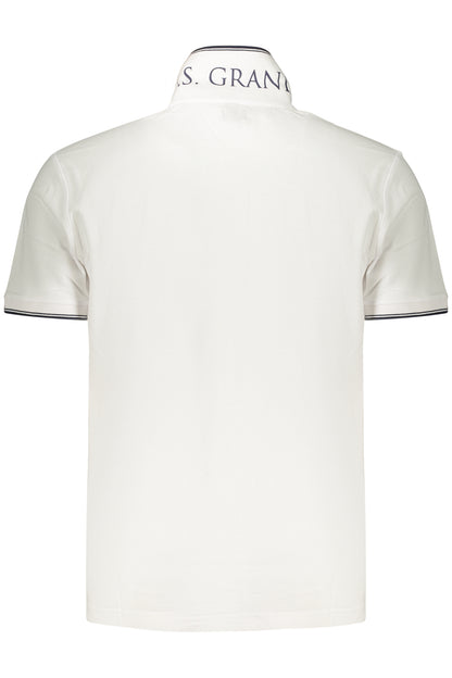 U.S. GRAND POLO MANICHE CORTE UOMO BIANCO