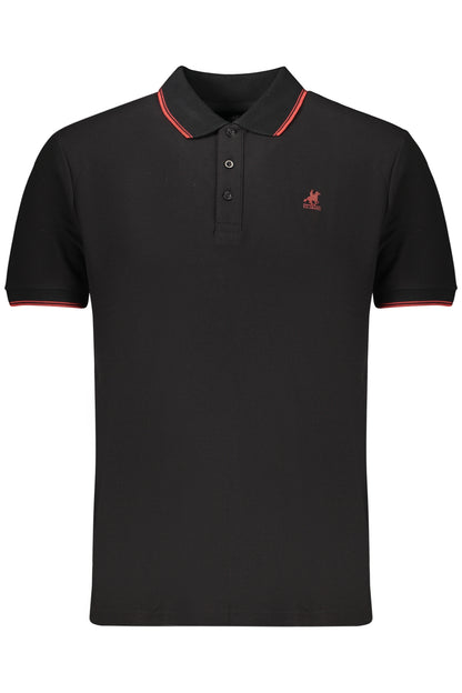 U.S. GRAND POLO MANICHE CORTE UOMO NERO