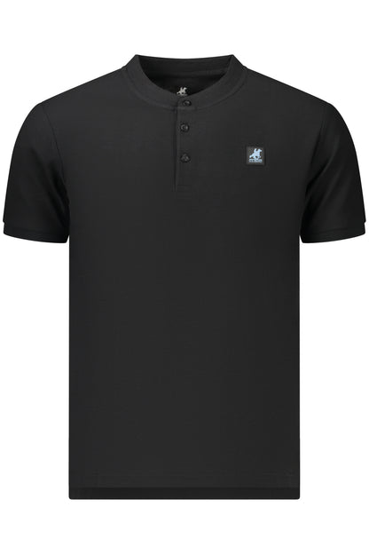 U.S. GRAND POLO MANICHE CORTE UOMO NERO