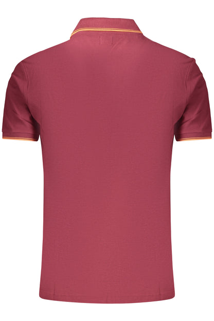 U.S. GRAND POLO MANICHE CORTE UOMO ROSSO