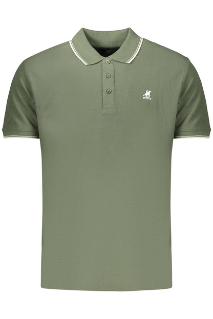 U.S. GRAND POLO MANICHE CORTE UOMO VERDE