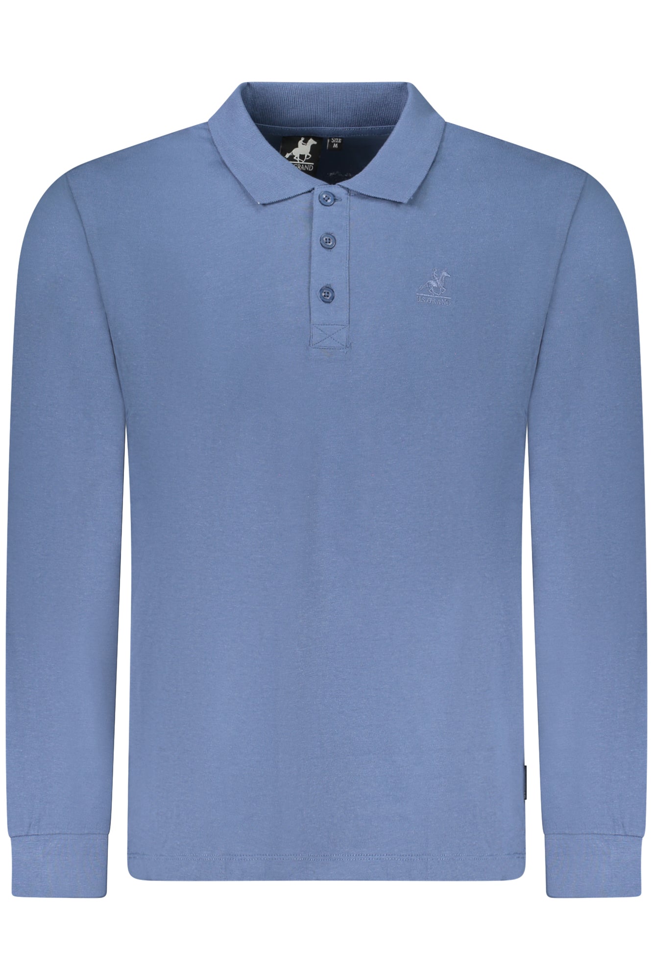 U.S. GRAND POLO MANICHE LUNGHE UOMO BLU