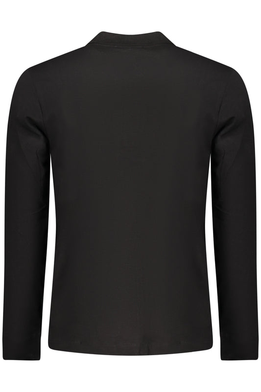 U.S. GRAND POLO MANICHE LUNGHE UOMO NERO
