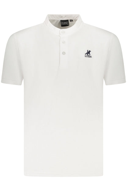 U.S. GRAND POLO MANICHE CORTE UOMO BIANCO