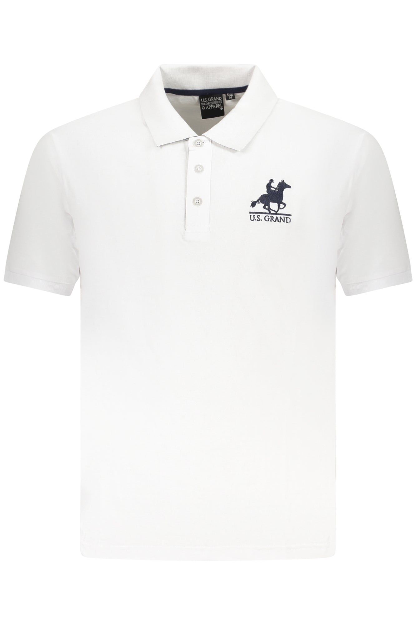 U.S. GRAND POLO U.S. GRAND POLO POLO MANICHE CORTE UOMO BIANCO