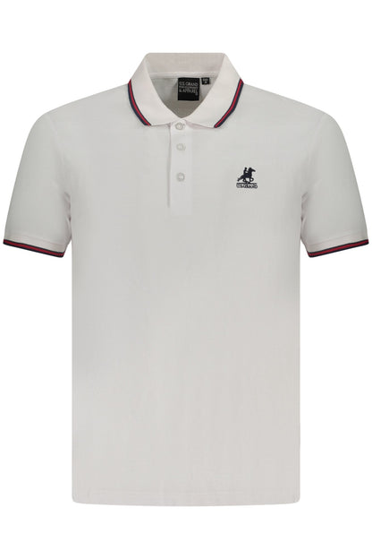 U.S. GRAND POLO MANICHE CORTE UOMO BIANCO