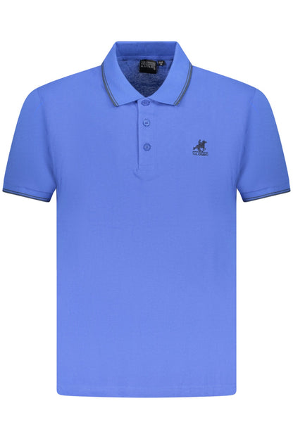U.S. GRAND POLO MANICHE CORTE UOMO BLU