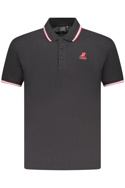 U.S. GRAND POLO U.S. GRAND POLO POLO MANICHE CORTE UOMO NERO