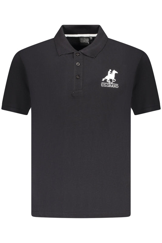U.S. GRAND POLO U.S. GRAND POLO POLO MANICHE CORTE UOMO NERO