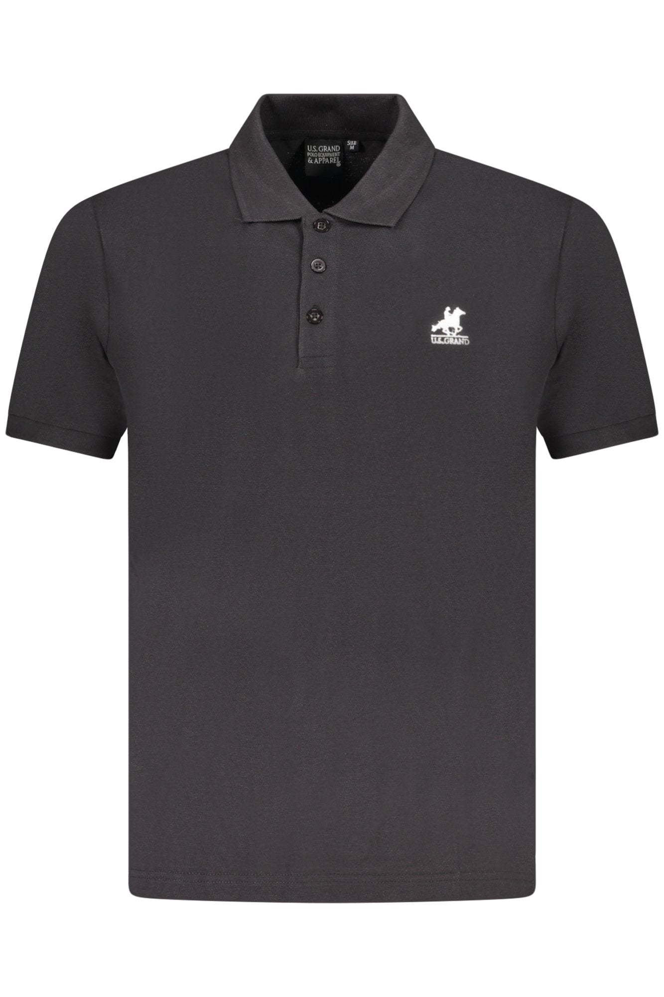 U.S. GRAND POLO U.S. GRAND POLO POLO MANICHE CORTE UOMO NERO