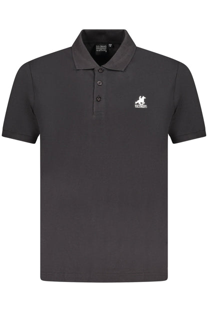 U.S. GRAND POLO U.S. GRAND POLO POLO MANICHE CORTE UOMO NERO