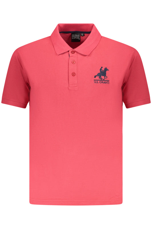 U.S. GRAND POLO U.S. GRAND POLO POLO MANICHE CORTE UOMO ROSSO