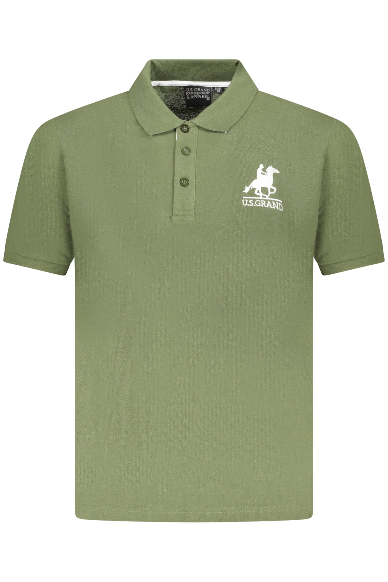 U.S. GRAND POLO U.S. GRAND POLO POLO MANICHE CORTE UOMO VERDE