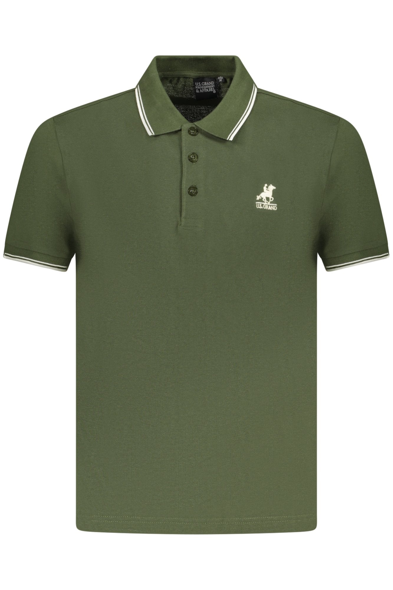 U.S. GRAND POLO U.S. GRAND POLO POLO MANICHE CORTE UOMO VERDE
