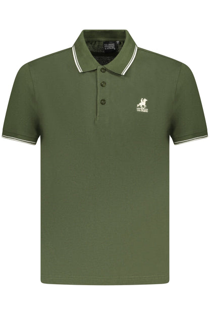 U.S. GRAND POLO U.S. GRAND POLO POLO MANICHE CORTE UOMO VERDE