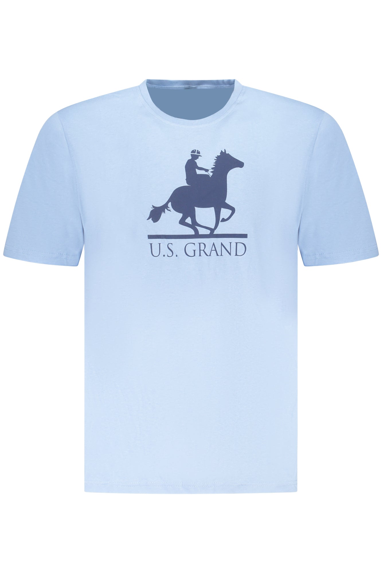 U.S. GRAND POLO U.S. GRAND POLO T-SHIRT MANICHE CORTE UOMO AZZURRO