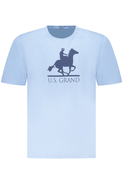U.S. GRAND POLO U.S. GRAND POLO T-SHIRT MANICHE CORTE UOMO AZZURRO
