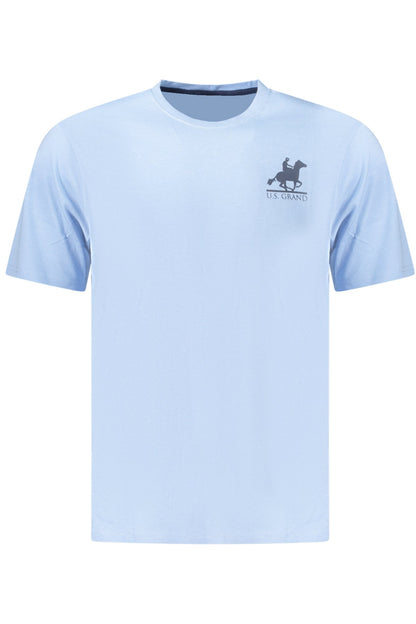 U.S. GRAND POLO U.S. GRAND POLO T-SHIRT MANICHE CORTE UOMO AZZURRO