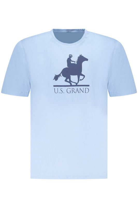 U.S. GRAND POLO U.S. GRAND POLO T-SHIRT MANICHE CORTE UOMO AZZURRO