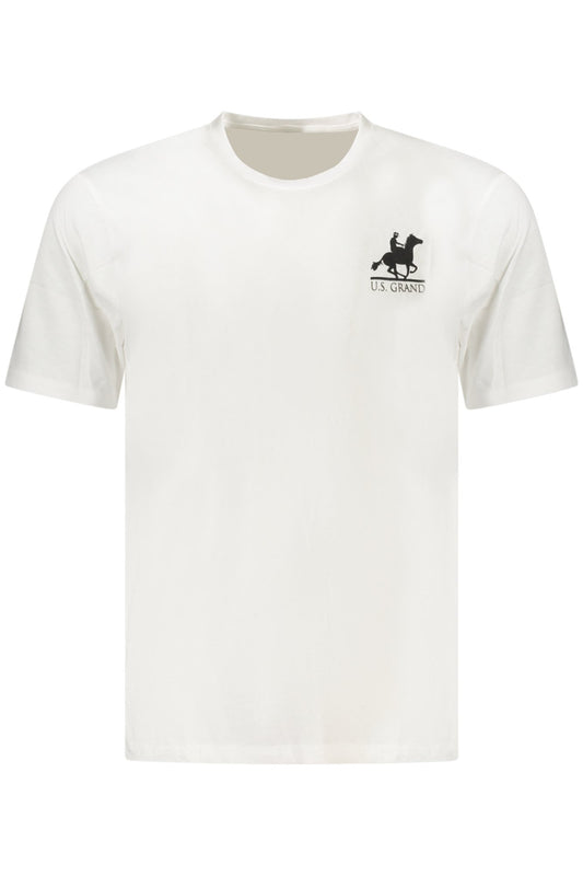 U.S. GRAND T-SHIRT MANICHE CORTE UOMO BIANCO