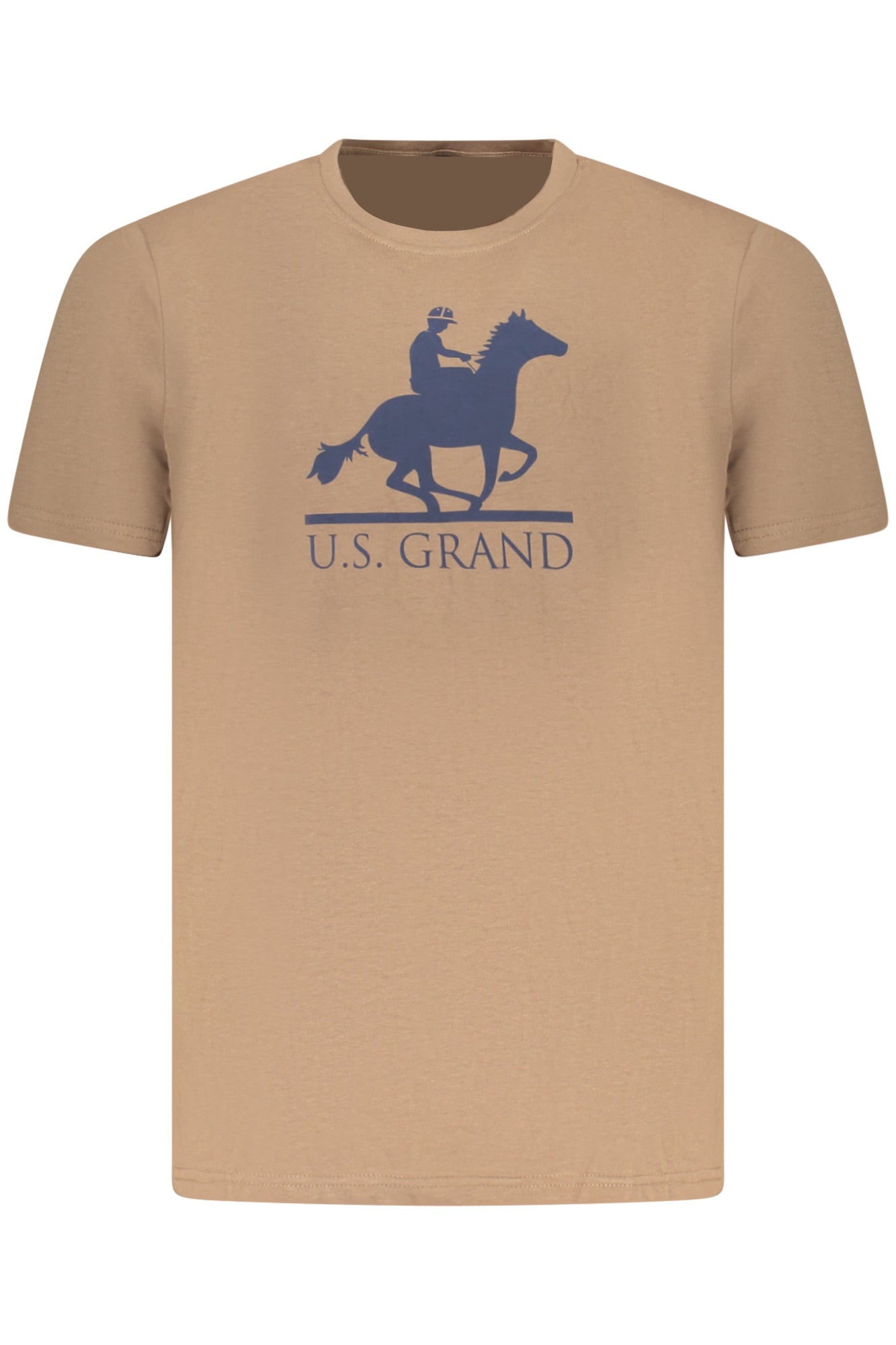 U.S. GRAND POLO U.S. GRAND POLO T-SHIRT MANICHE CORTE UOMO MARRONE