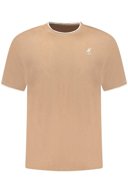 U.S. GRAND T-SHIRT MANICHE CORTE UOMO MARRONE
