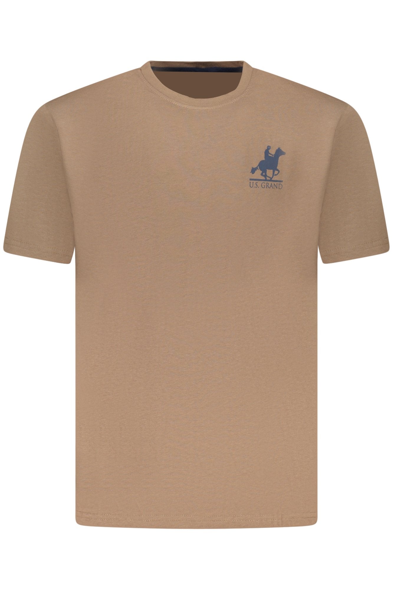 U.S. GRAND POLO U.S. GRAND POLO T-SHIRT MANICHE CORTE UOMO MARRONE