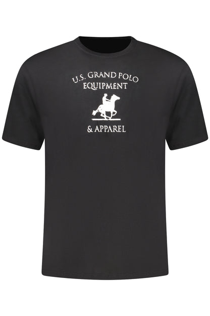 U.S. GRAND POLO U.S. GRAND POLO T-SHIRT MANICHE CORTE UOMO NERO