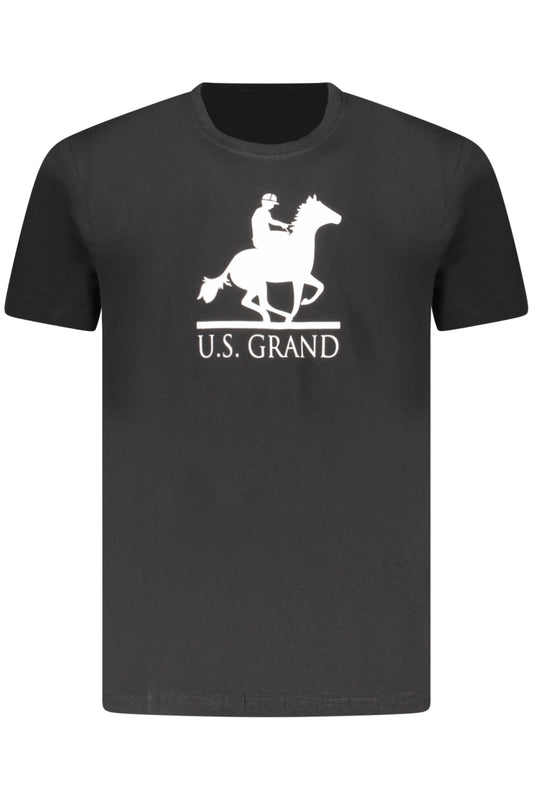 U.S. GRAND POLO U.S. GRAND POLO T-SHIRT MANICHE CORTE UOMO NERO
