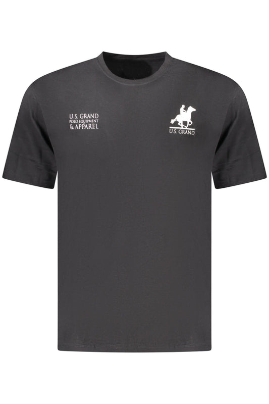 U.S. GRAND POLO U.S. GRAND POLO T-SHIRT MANICHE CORTE UOMO NERO