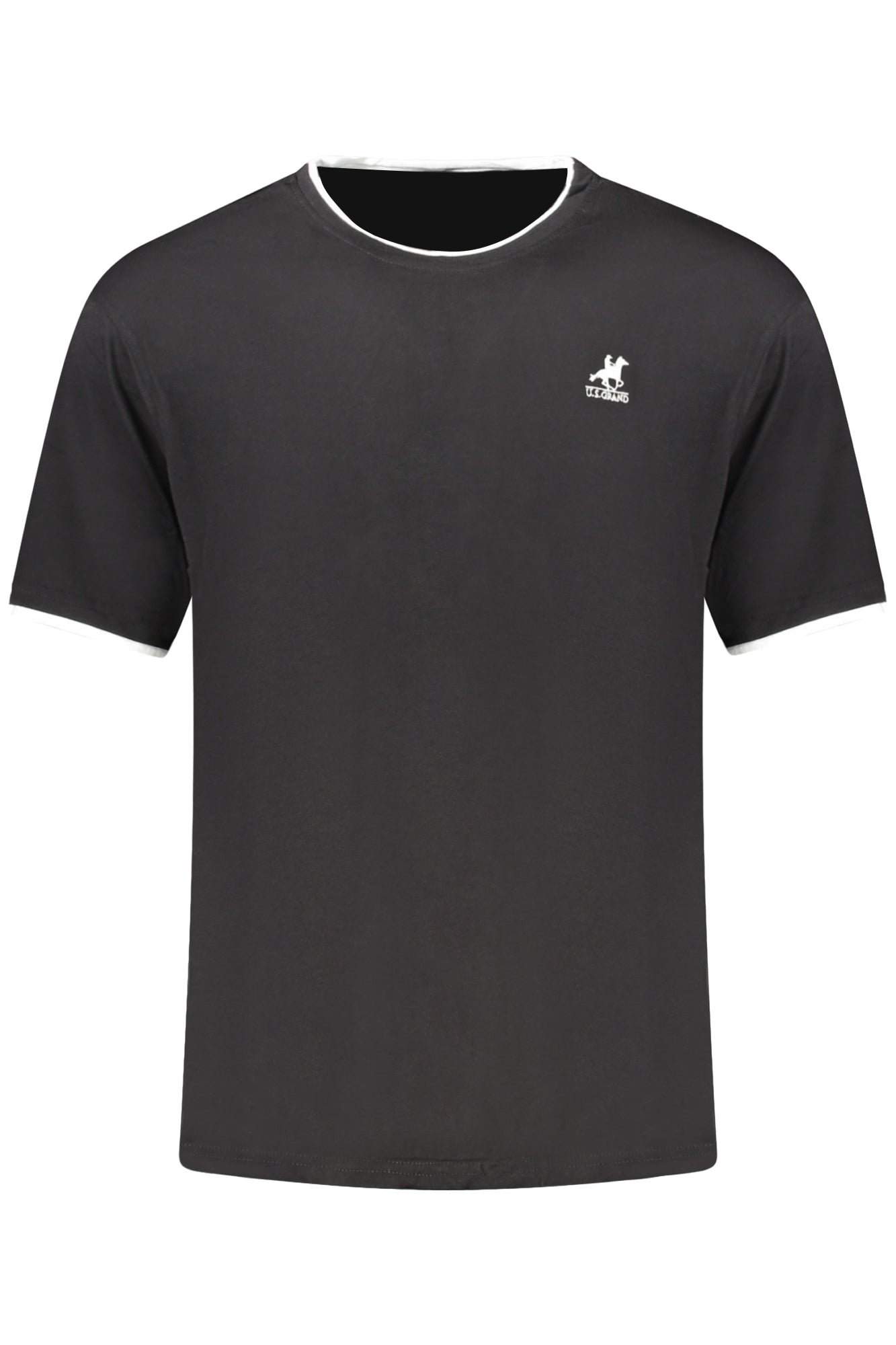 U.S. GRAND POLO U.S. GRAND POLO T-SHIRT MANICHE CORTE UOMO NERO
