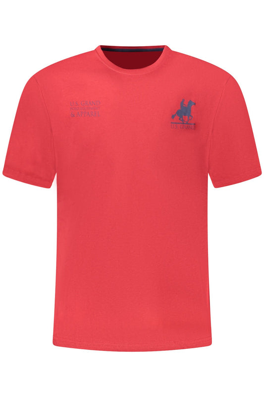 U.S. GRAND POLO U.S. GRAND POLO T-SHIRT MANICHE CORTE UOMO ROSSO