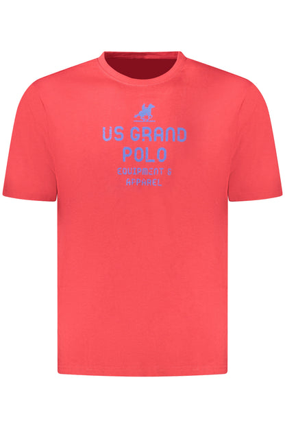 U.S. GRAND POLO U.S. GRAND POLO T-SHIRT MANICHE CORTE UOMO ROSSO