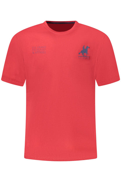 U.S. GRAND POLO U.S. GRAND POLO T-SHIRT MANICHE CORTE UOMO ROSSO