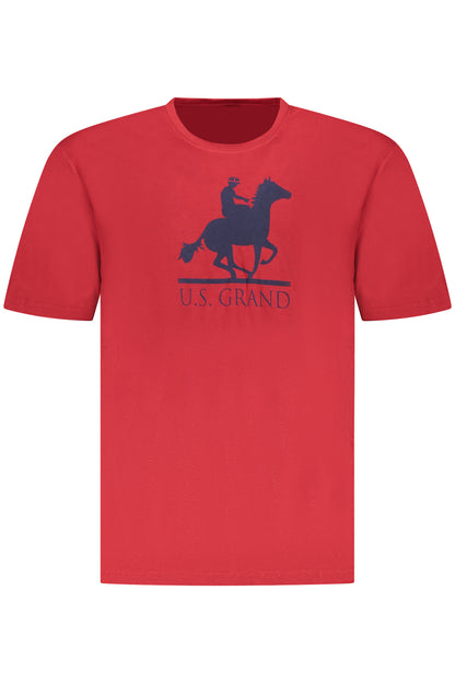 U.S. GRAND POLO U.S. GRAND POLO T-SHIRT MANICHE CORTE UOMO ROSSO