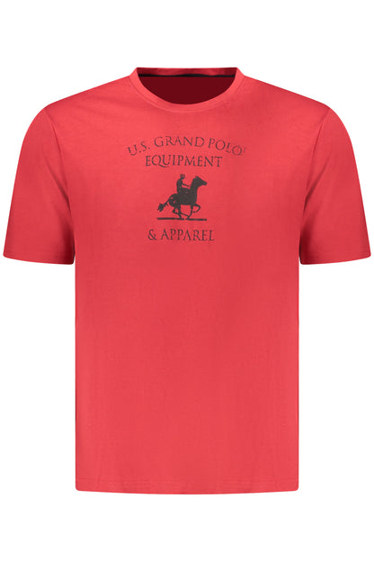 U.S. GRAND POLO U.S. GRAND POLO T-SHIRT MANICHE CORTE UOMO ROSSO