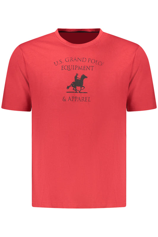 U.S. GRAND POLO U.S. GRAND POLO T-SHIRT MANICHE CORTE UOMO ROSSO