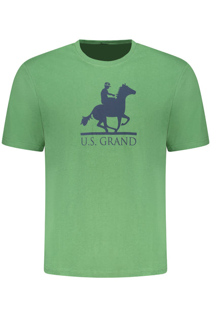 U.S. GRAND POLO U.S. GRAND POLO T-SHIRT MANICHE CORTE UOMO VERDE