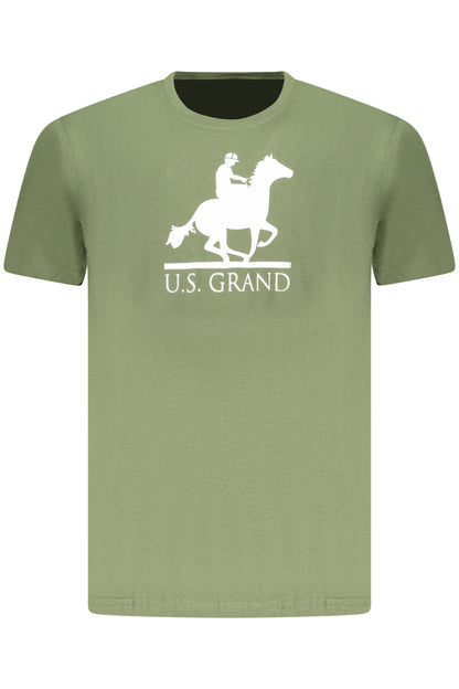U.S. GRAND POLO U.S. GRAND POLO T-SHIRT MANICHE CORTE UOMO VERDE