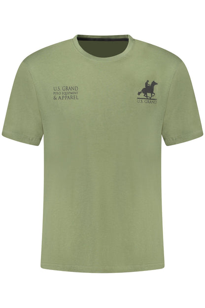 U.S. GRAND POLO U.S. GRAND POLO T-SHIRT MANICHE CORTE UOMO VERDE