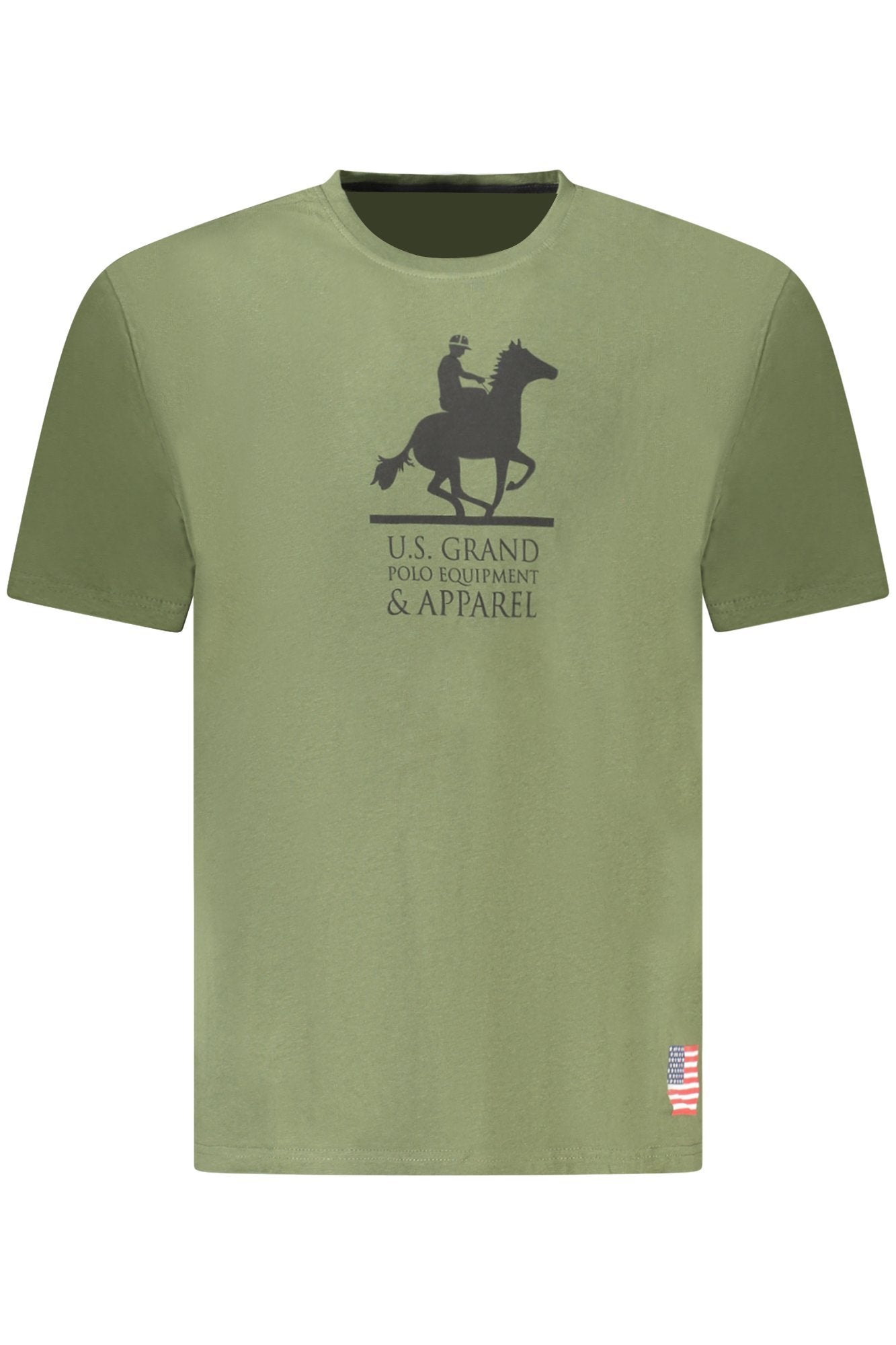 U.S. GRAND POLO U.S. GRAND POLO T-SHIRT MANICHE CORTE UOMO VERDE