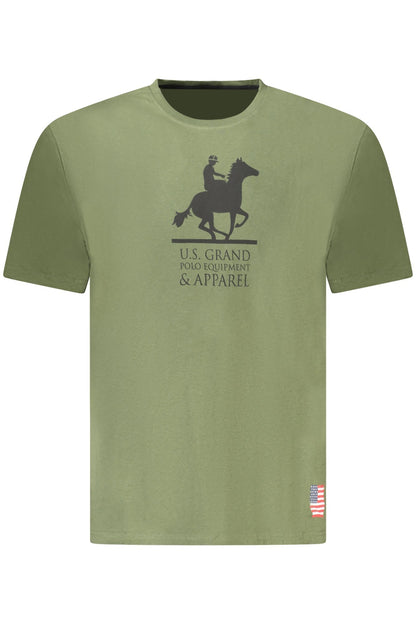 U.S. GRAND POLO U.S. GRAND POLO T-SHIRT MANICHE CORTE UOMO VERDE