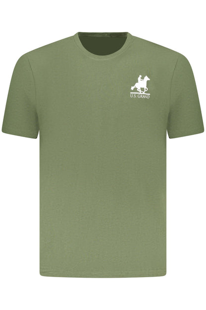 U.S. GRAND POLO U.S. GRAND POLO T-SHIRT MANICHE CORTE UOMO VERDE