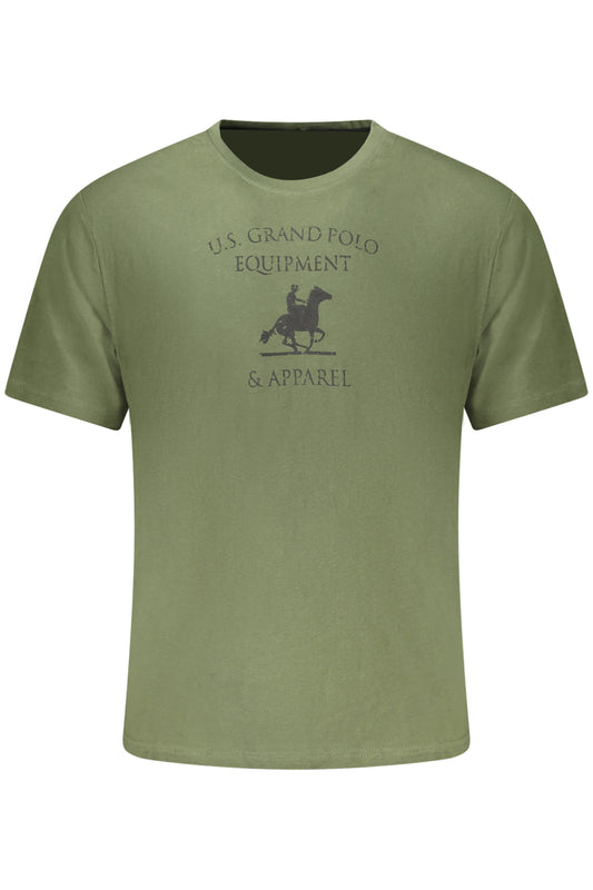 U.S. GRAND POLO U.S. GRAND POLO T-SHIRT MANICHE CORTE UOMO VERDE