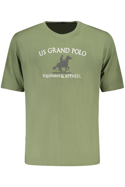 U.S. GRAND T-SHIRT MANICHE CORTE UOMO VERDE