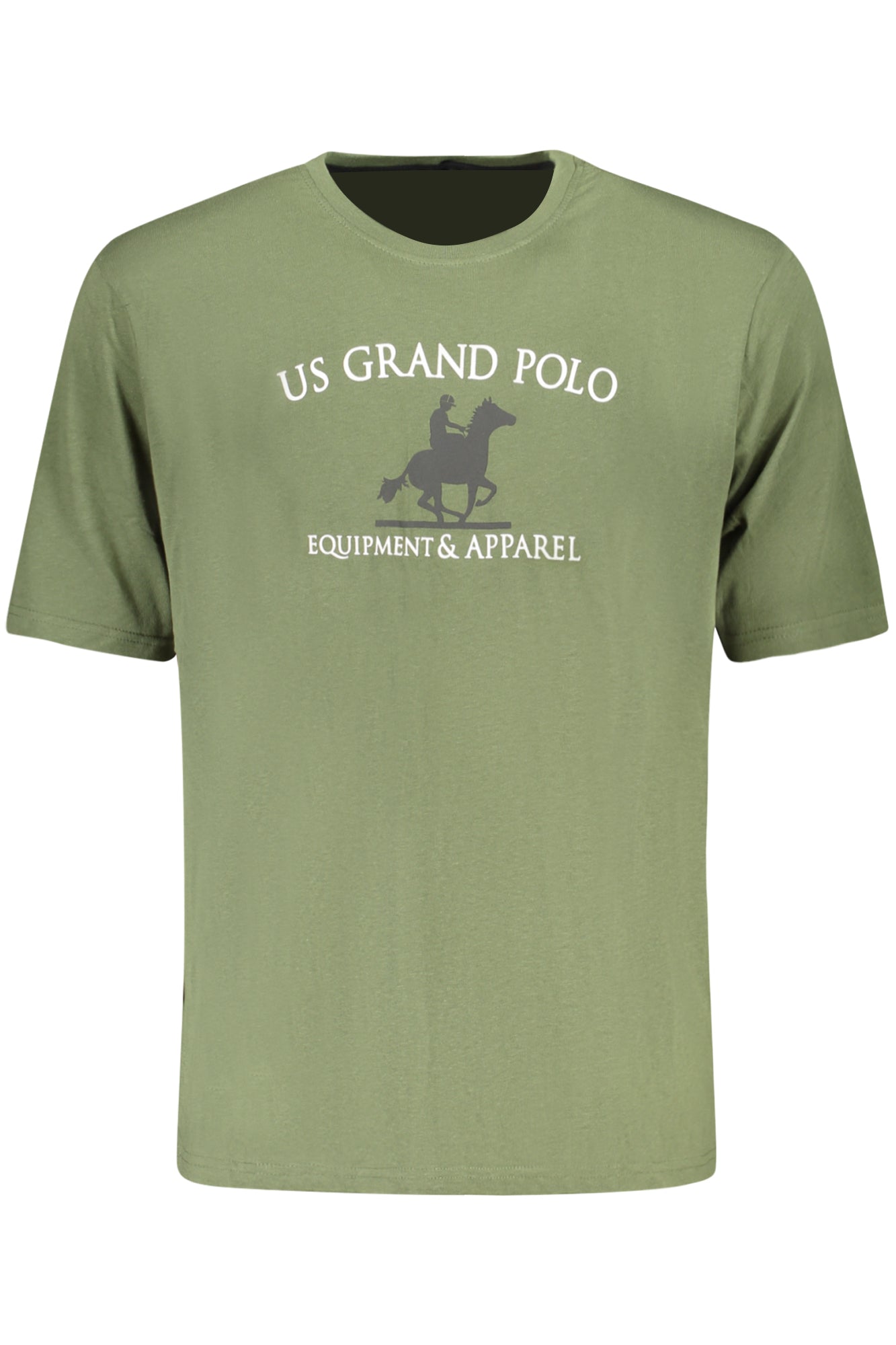 U.S. GRAND POLO U.S. GRAND POLO T-SHIRT MANICHE CORTE UOMO VERDE